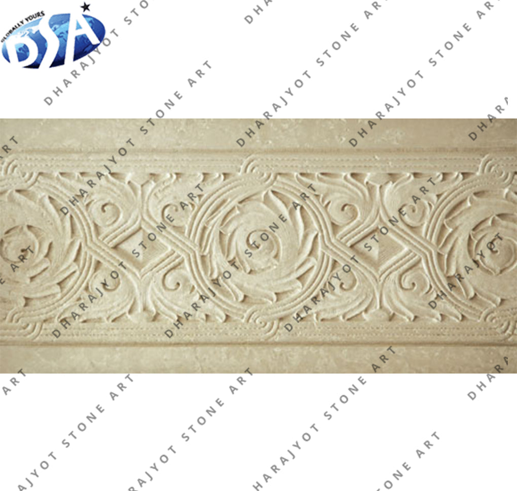 Indoor Customized Hand Made Modern Stone Fireplace