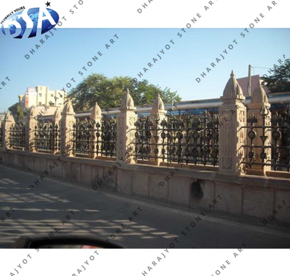 Outdoor Garden Decoration Stone Pedestal Pillar
