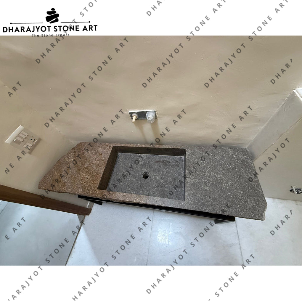 Luxury Bathroom Handcrafted Natural Stone Wash Basin
