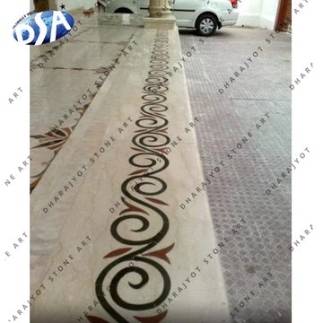 Marble Border & Marble Floor Designs Ideas For Home