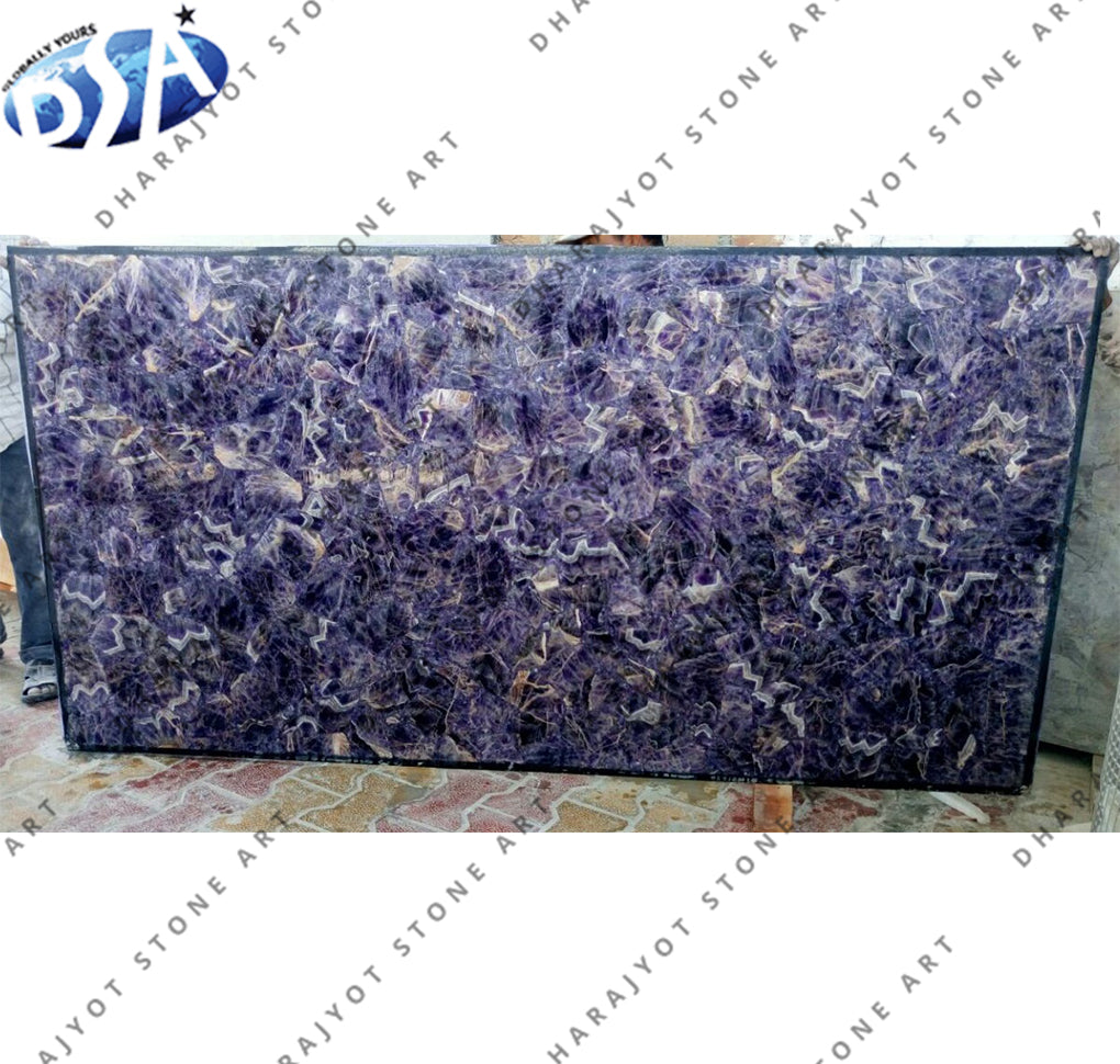 Amethyst Quartz Stone Slab