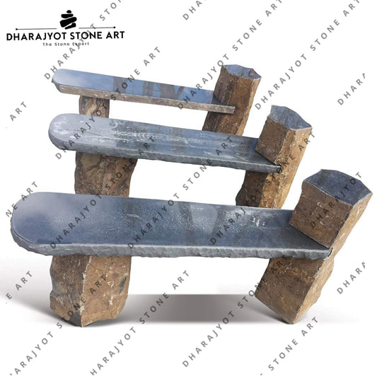 Garden Patio Basalt Seat Seating Bench