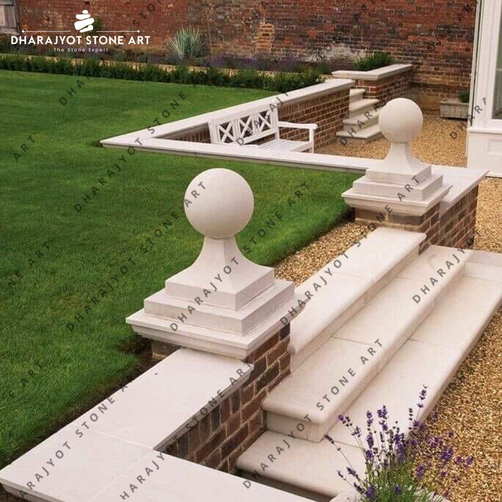 Pink Stone Coping