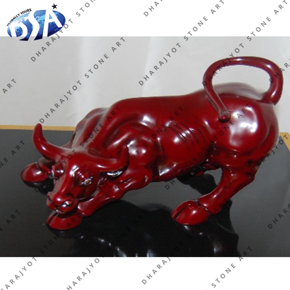 Modern Art Outdoor Decorative Stone Cow Statue