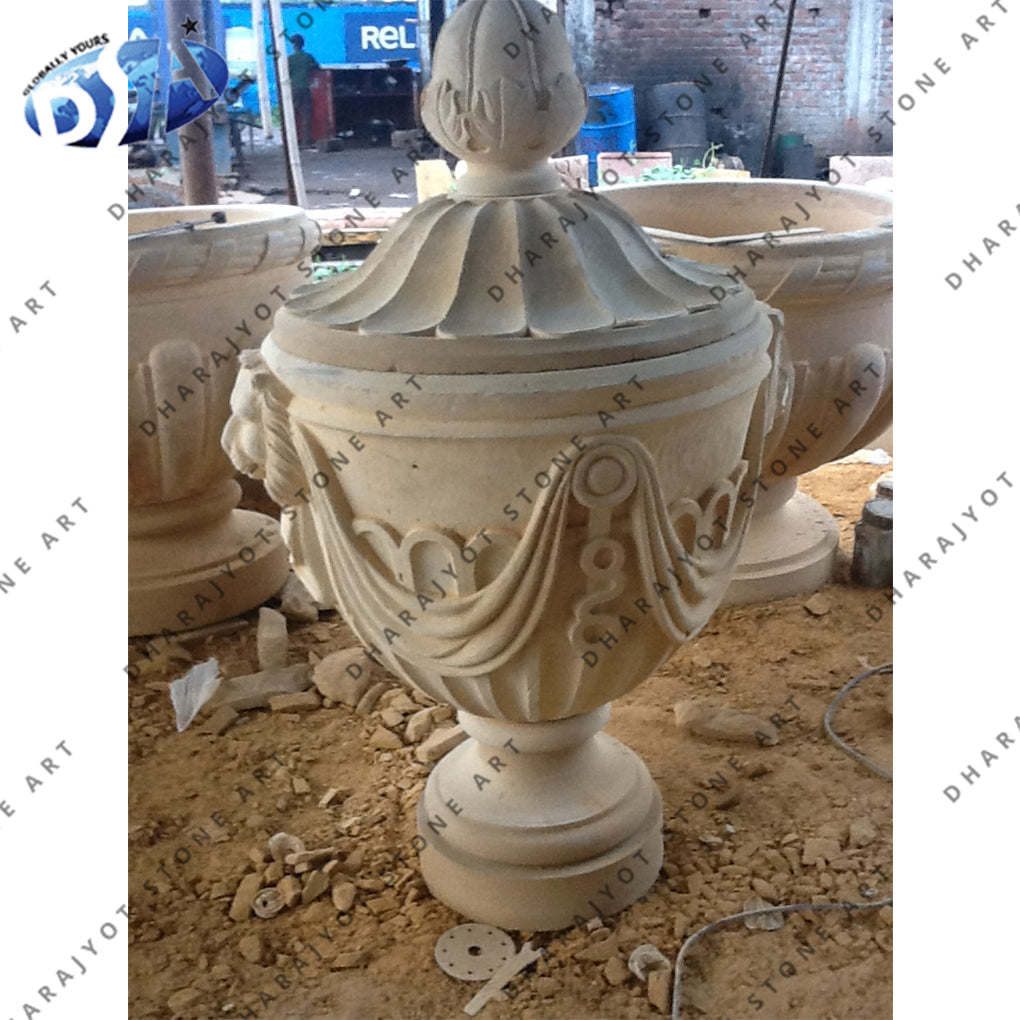 Antique Outdoor Decor Marble Finials – Dharajyot Stone Art