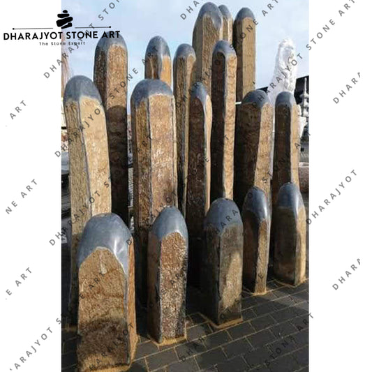 Outdoor Garden Decorative Natural Basalt Waterfall