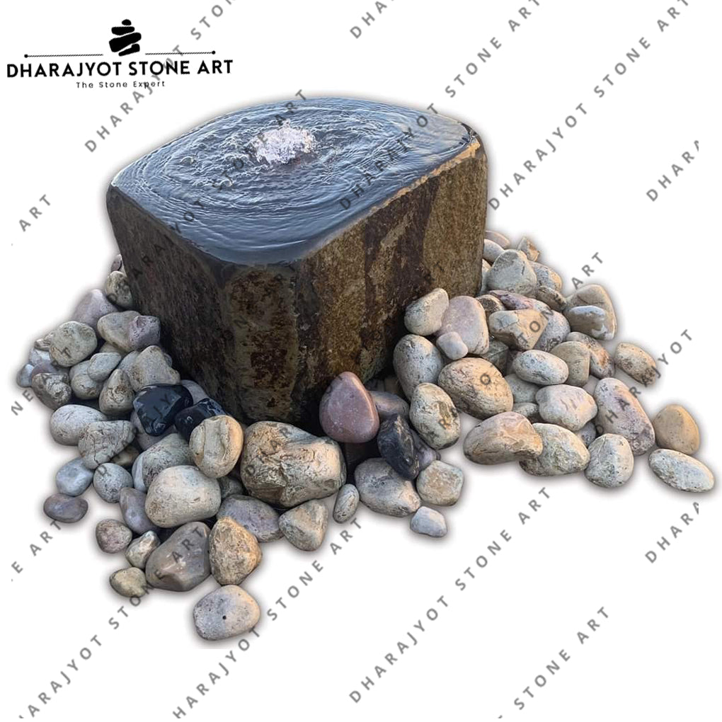 Home Decor Surface Polished Natural Stone Water Fountain