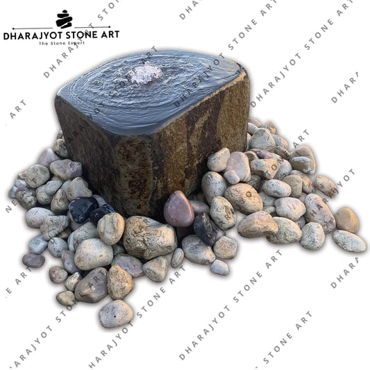 Home Decor Surface Polished Natural Stone Water Fountain