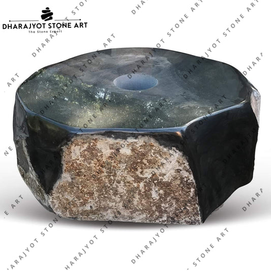 Natural Basalt Stone Hand Carving Garden Fountain