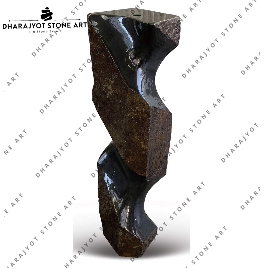 Modern Style Black Marble Wall Fountain