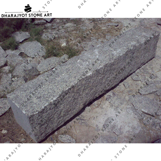 Outdoor Gray Granite Kerb Stone