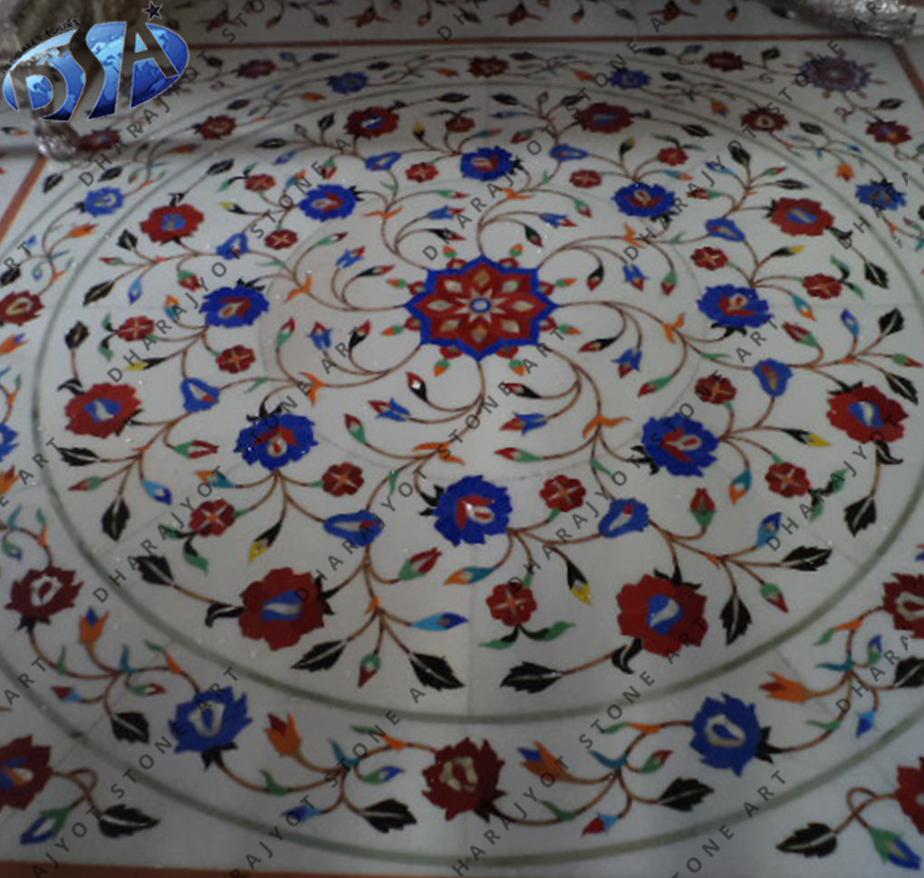 Semi Precious Inlaid Marble