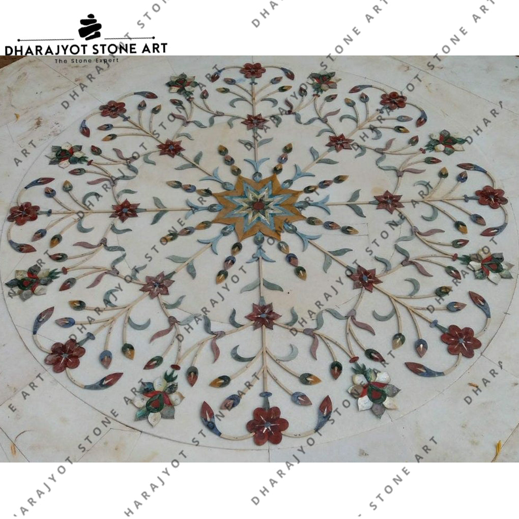 New Design Marble Decorative Stone Inlay Flooring