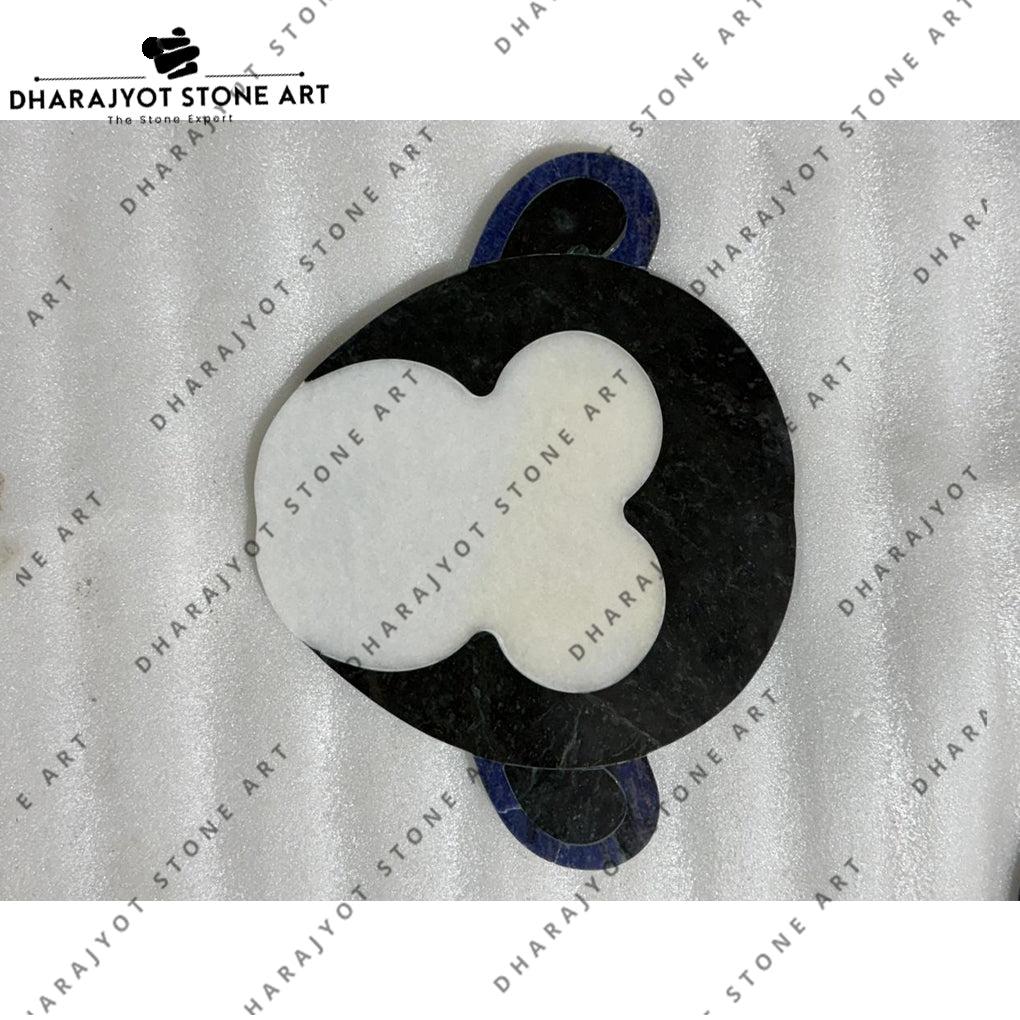 Decorative Blue Monkey Stone Art