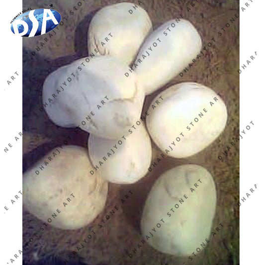 Decorative White Stone Garden Pebble