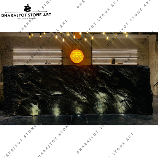 Modern Natural Stone Counter Reception Desk Table