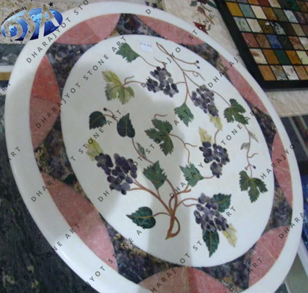 European Style Luxury Design Handmade Inlay Table Top