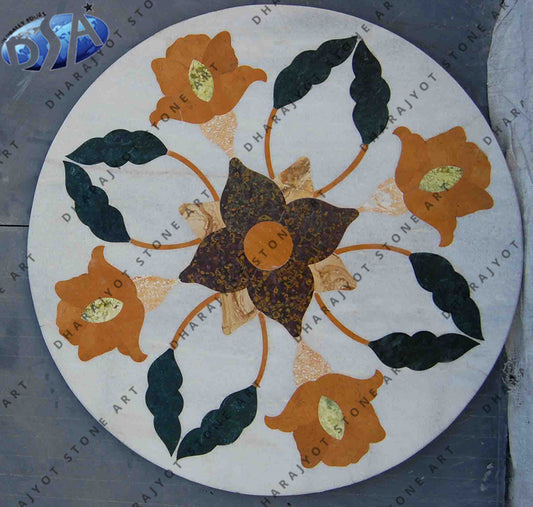 Luxury Design Round Inlay Table Top