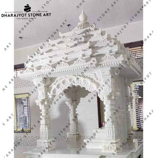 White Marble Home Decorative Indoor God Temple