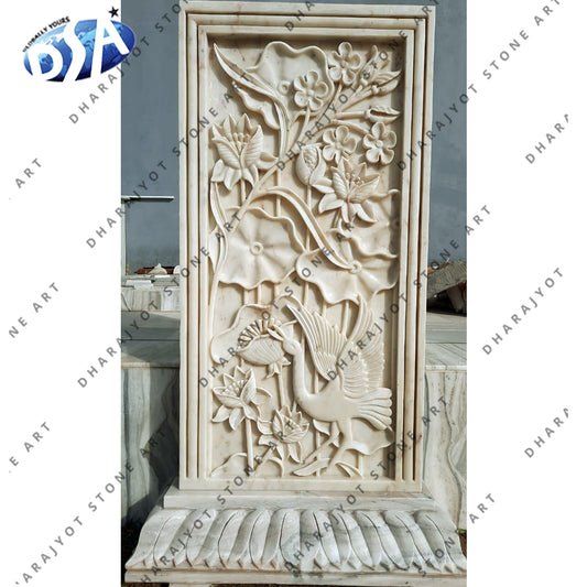 Handmade New Wall Art Hangings Grey Sandstone Wall Carving