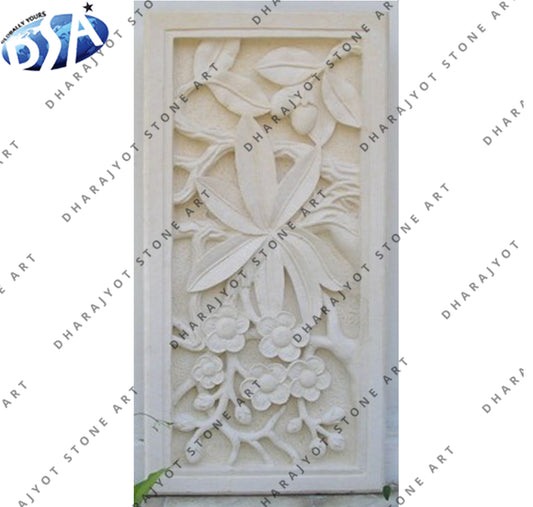 Hand Carving Bali Natural Stone Wall Hanging