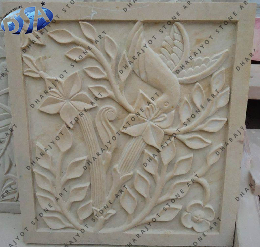 Indoor Carved Marble Carving Wall Hanging