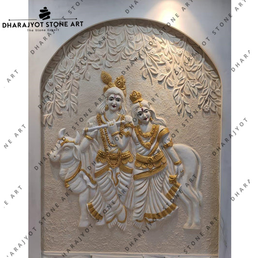 White Marble Carving Relief Sculpture for Stone Mural For Hanging