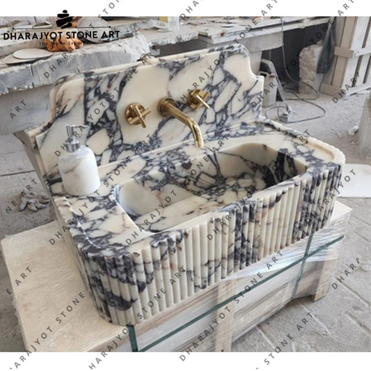 Custom Design Modern Natural Marble Sink