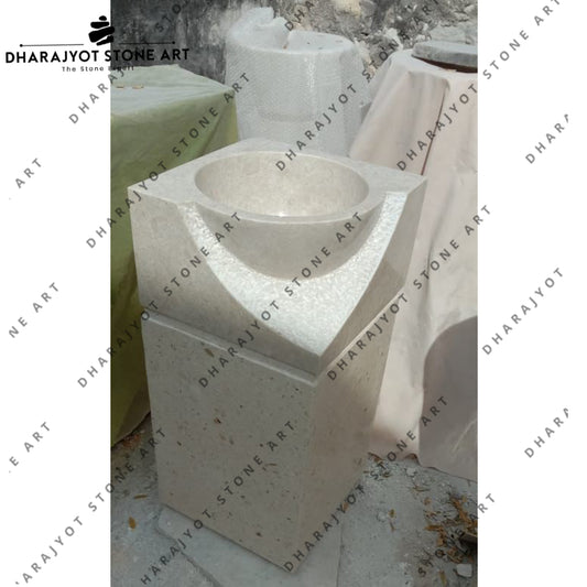 Freestanding Italian Marble Washbasin