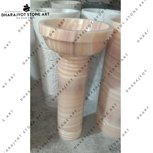 Free Stand Design Indian Natural Stone Washbasin