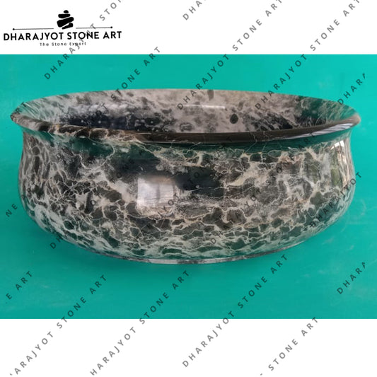 Natural Stone Honed Polished Brown Washbasin