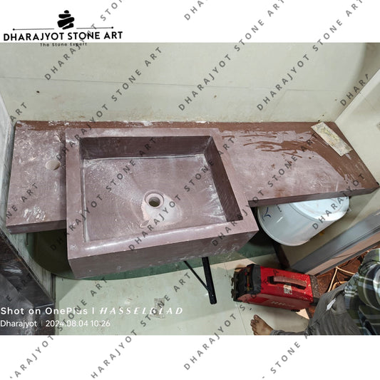 Customization Marble Stone Polished Decoration Bathroom Counter top