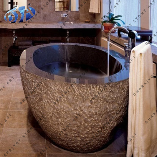 Natural Granite Bathroom Bathtub